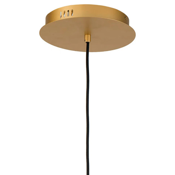 PENDENTE MANACA DOURADO E BRANCO (D)72CM 25X3W 3000K 4500LM - BD003S