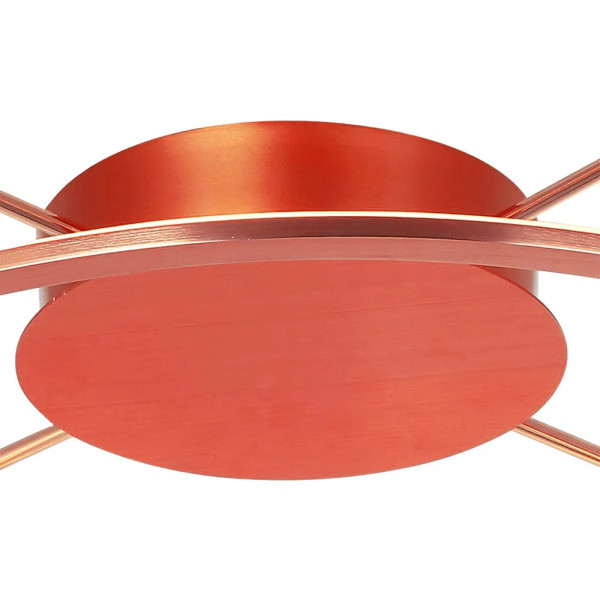 PLAFON DE SOBREPOR LÚMINA ROSE GOLD (D)60CM (A)17CM 1X45W 3000K 2250LM - BB016LE