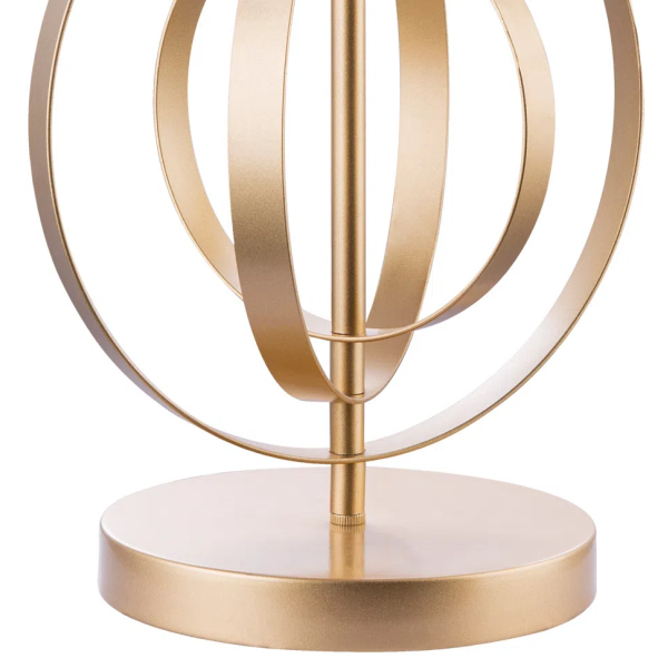 BASE PARA ABAJUR MONDE DOURADO (D)24CM (A)40CM 1XE27 40W - GL004G