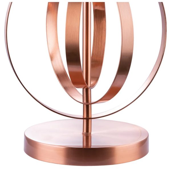 BASE PARA ABAJUR MONDE COBRE (D)24CM (A)40CM 1XE27 40W - GL004E