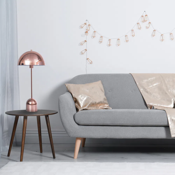 ABAJUR GLO COBRE (D)30CM (A)50CM 1XE27 40W - GL014E