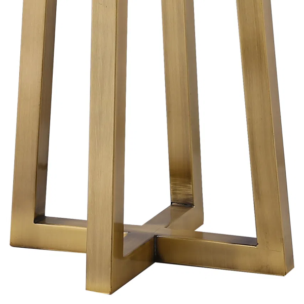 BASE PARA ABAJUR VENETO DOURADO (C)22CM (L)18CM (A)52.5CM 1XE27 40W - MI004