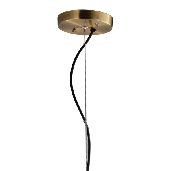 PENDENTE CAJU BRONZE E CONHAQUE (D)48CM (A)63CM 3XE27 120W - RZ001EL