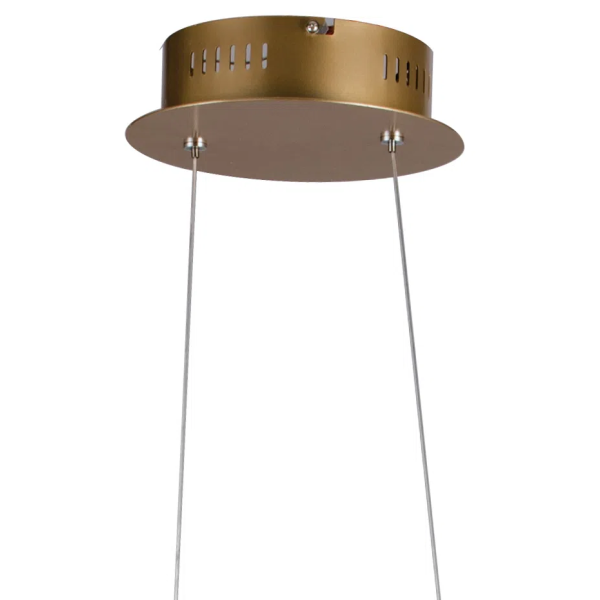 PENDENTE FLUIRE DOURADO 1X30W 3000K 1800LM - RE005