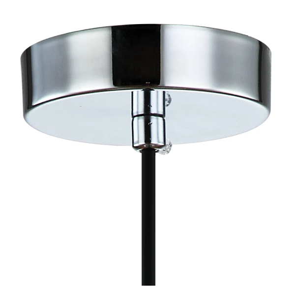 PENDENTE BAR D 14CM X 22CM 1XG9 127V / 220V BRANCO E CROMADO - OP057C