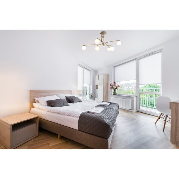 PLAFON DE SOBREPOR CALDER DOURADO E BRANCO (C)116CM (A)52CM 6XG9 42W - DW004