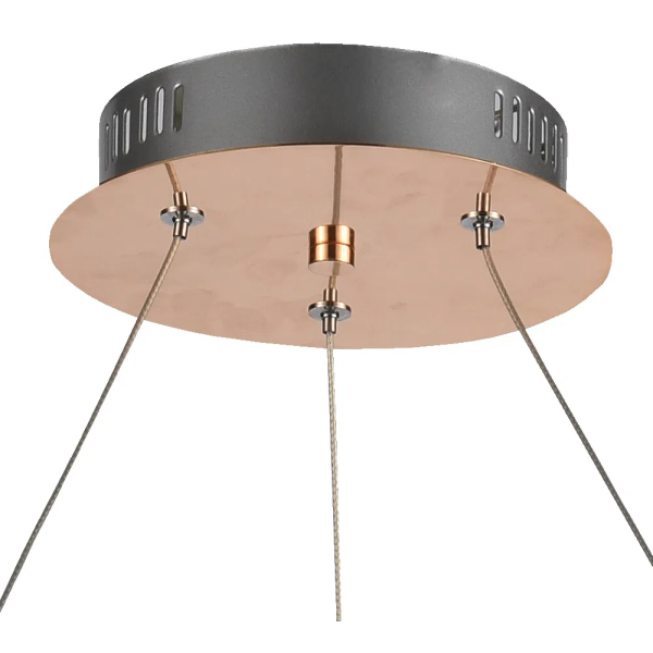 PENDENTE CANDEL DOURADO E BRANCO (D)62CM (A)10.5CM 18X2W 3000K 2880LM - JJ001