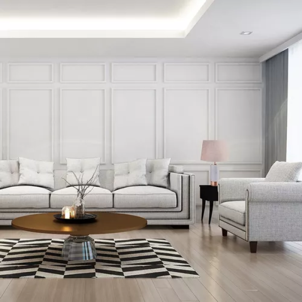 BASE PARA ABAJUR MARMO COBRE E BRANCO (D)12CM (A)39CM 1XE27 40W - GL001EW