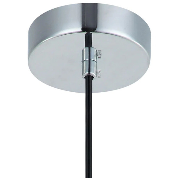 PENDENTE PETIT D 9,3CM X 18,5CM 1XG9 127V / 220V CROMADO E TRANSPARENTE - OP053CR