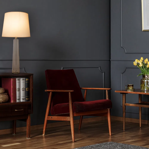 BASE PARA ABAJUR CLASSIC CROMADO E TRANSPARENTE (D)12CM (A)61CM 1XE27 40W - XL1152