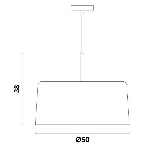 PENDENTE BOT PRETO E DOURADO (D)50CM (A)38,5CM 1X40W E27