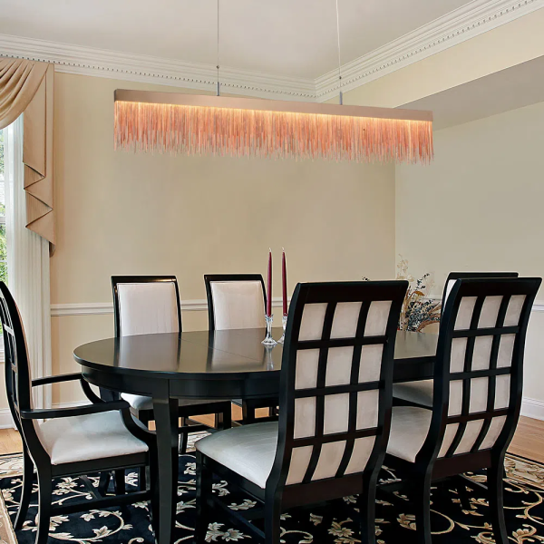 PENDENTE VOILE ROSE GOLD 1X33,6W 3000K 1680LM - BB003