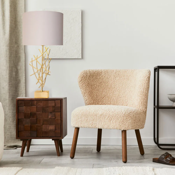 BASE PARA ABAJUR VENETO DOURADO (C)23CM (L)13CM (A)55CM 1XE27 40W - MI002