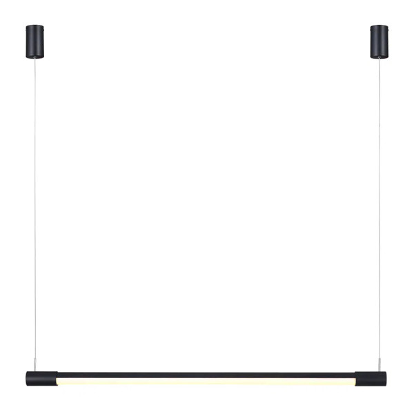 PENDENTE TEC PRETO (C)60CM (L)2.2CM 1X12W 3000K 760LM - GD012SB