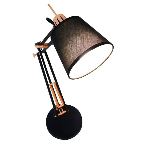 ABAJUR SCOPE COBRE E PRETO (D)15CM (A)72CM 1XE27 40W