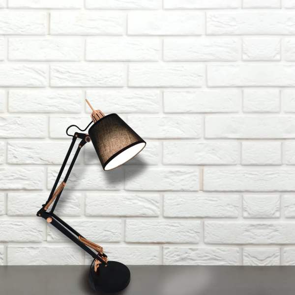 ABAJUR SCOPE COBRE E PRETO (D)15CM (A)72CM 1XE27 40W