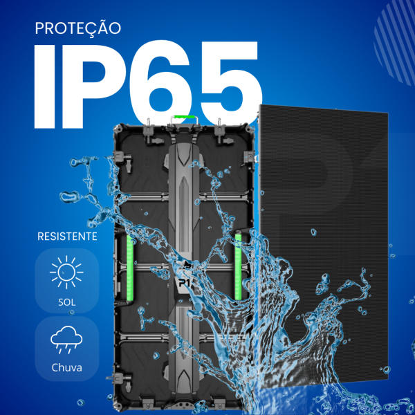 Painel de LED Outdoor P2.9, P3.9 com Gabinete Rental 500*1000mm - 3