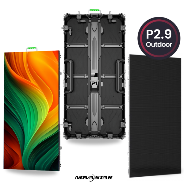 Painel de LED Outdoor P2.9, P3.9 com Gabinete Rental 500*1000mm - 5