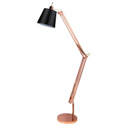 COLUNA SCOPE COBRE E PRETO (D)30CM (A)182CM 1XE27 40W - HU4002A