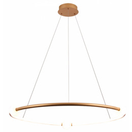PENDENTE NÉBULA DOURADO E BRANCO (D)87CM 1X35W 3000K 1750LM - DW005SG