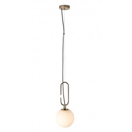 PENDENTE MOB DOURADO E PRETO E BRANCO 1XE14 7W - YD001