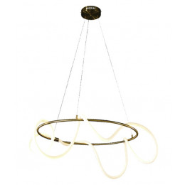 PENDENTE MANTRA DOURADO (D)80CM (A)30CM 1X45W 2700K 3375LM - OC011L