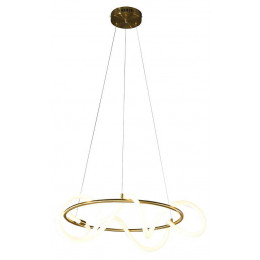PENDENTE MANTRA DOURADO (D)60CM (A)30CM 1X35W 2700K 2625LM - OC011S