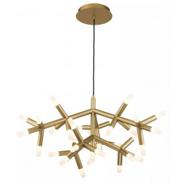 PENDENTE MANACA DOURADO E BRANCO (D)92CM 34X3W 3000K 6120LM - BD003M