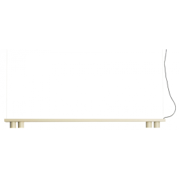SANN 01 PENDENTE 160CM 4X AR70 (110V-23W) 1900L 3000K - BRANCO