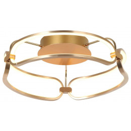 PLAFON DE SOBREPOR LUMINA DOURADO (D)47CM (A)17CM 1X35W 3000K 1750LM - BB016SG
