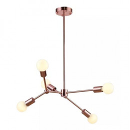 PENDENTE LEBLON ROSE GOLD (D)75CM (A)123CM 7XE27 280W - RM002R