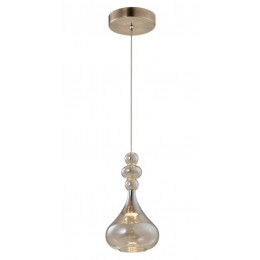 PENDENTE LAE DOURADO E CHAMPAGNE (D)15CM (A)29CM 1X5W 3000K - KB003