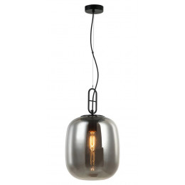 PENDENTE KHAO PRETO E FUME (D)25CM (A)45CM 1XE27 40W - OP060S