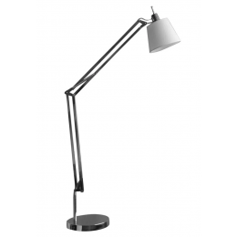 COLUNA SCOPE CROMADO E BRANCO (D)32CM (A)182CM 1XE27 40W - HU4002C