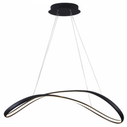 PENDENTE ZIG PRETO (C)88CM (L)32CM (A)22CM 1X35W 3000K 1800LM - TP002B