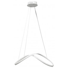 PENDENTE ZIG BRANCO (C)88CM (L)32CM (A)22CM 1X35W 3000K 1800LM - TP002