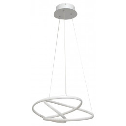PENDENTE ZIG BRANCO (C)57CM (L)47CM (A)26CM 1X35W 3000K 1800LM - TP001