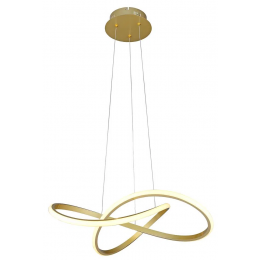 PENDENTE FLUIRE DOURADO (C)58CM (L)55CM (A)24CM 1X30W 3000K 1500LM - SB001
