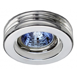 SPOT DE EMBUTIR D 6CM X 4CM 1XGU10 127V / 220V CROMADO E TRANSPARENTE - YD755B