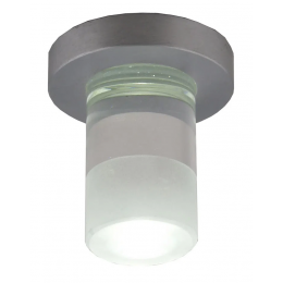 SPOT DE EMBUTIR FINE D 4CM X 6CM 1 X LED 1W 127V / 220V CINZA E TRANSPARENTE - YD262RF