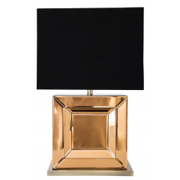 BASE PARA ABAJUR ESPELHO BRONZE E BRONZE (C)25CM (L)12CM (A)35CM 1XE27 40W - GL010G