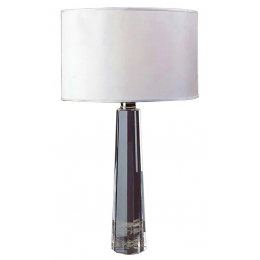 BASE PARA ABAJUR CLASSIC CROMADO E TRANSPARENTE (D)12CM (A)61CM 1XE27 40W - XL1152