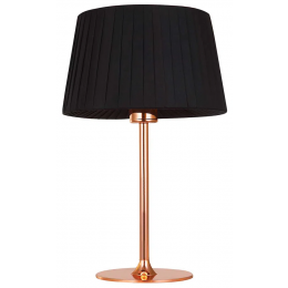 ABAJUR BAJU COBRE E PRETO (D)25CM (A)40CM 1XE27 40W - OP049TS