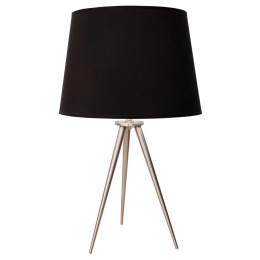 BASE PARA ABAJUR ALLEGRO NIQUELADO (D)26CM (A)42CM 1XE27 40W - GL013N
