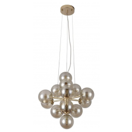 PENDENTE VINHA DOURADO E CONHAQUE (D)45CM (A)45CM 14XG9 98W - QT001G
