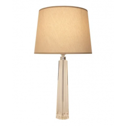 BASE PARA ABAJUR CLASSIC CROMADO E TRANSPARENTE (D)9CM (A)45CM 1XE27 40W - XL1151