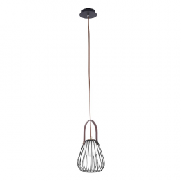 PENDENTE LAMP DOURADO E PRETO E BRANCO (D)18CM (A)22CM 1XG9 40W - ML002B