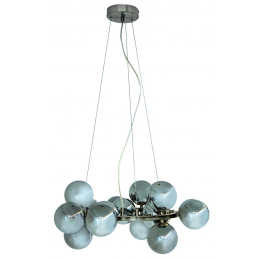 PENDENTE HALO NIQUELADO E CROMADO (D)56CM (A)24CM 15XG9 75W