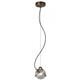 PENDENTE TAHI DOURADO E TRANSPARENTE (D)14CM (A)15CM 1XG9 25W - RE014S