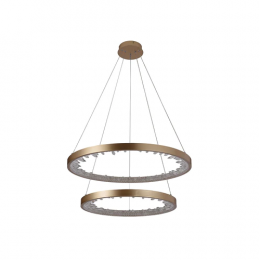 Pendente Milenium Dourado (D)60Cm (C)0Cm (L)0Cm (A)4Cm 1X38W 3000K 2850Lm Led - OC027